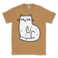 Toasted Coconut cat giving the finger Classic Tee - linhVisuals
