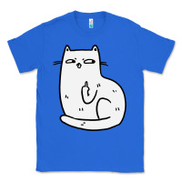 True Royal cat giving the finger Classic Tee - linhVisuals