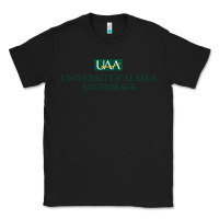 Black University Of Alaska Anchorage Classic Tee - linhVisuals