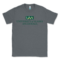 Charcoal Heather University Of Alaska Anchorage Classic Tee - linhVisuals