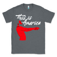 Charcoal Heather this is america meme Classic Tee - linhVisuals