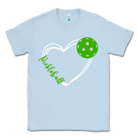 Dusty Blue love pickleball women Classic Tee - linhVisuals