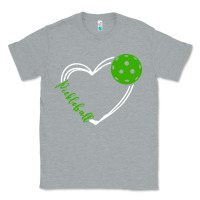 Heather Grey love pickleball women Classic Tee - linhVisuals