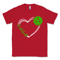 Red love pickleball women Classic Tee - linhVisuals