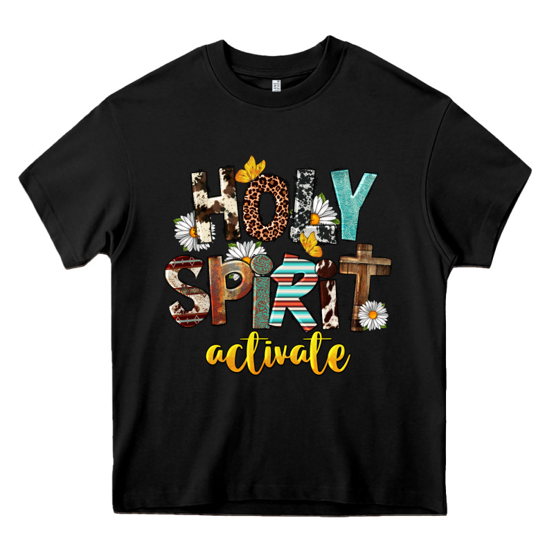 Holy Spirit Activate Heavy Core Tee by FaDigitalArtStudio | Teevron