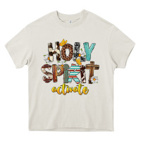 Cream Holy Spirit Activate Heavy Core Tee - FaDigitalArtStudio
