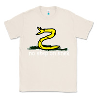 Natural no step on snek Classic Tee - linhVisuals