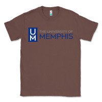 Chestnut University Of Memphis Wordmark Classic Tee - linhVisuals