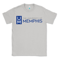 Moon Dust University Of Memphis Wordmark Classic Tee - linhVisuals