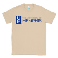 Mushroom University Of Memphis Wordmark Classic Tee - linhVisuals
