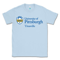 Dusty Blue University Of Pittsburgh At Titusville New Classic Tee - linhVisuals