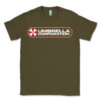 Army Green umbrella corporation company Classic Tee - linhVisuals