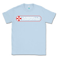 Dusty Blue umbrella corporation company Classic Tee - linhVisuals
