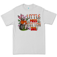 Dove Grey Little Miss Cotton Tail Premium Tee - CowhideDigitalArt
