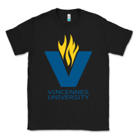 Black Vincennes University Classic Tee - linhVisuals