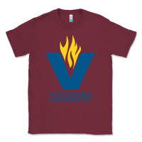 Burgundy Vincennes University Classic Tee - linhVisuals