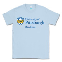Dusty Blue University Of Pittsburgh At Bradford New Classic Tee - linhVisuals