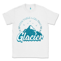 White glacier national park hiking Classic Tee - linhVisuals
