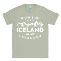 Matcha iceland hiking landmannalaugar est 1477 Classic Tee - linhVisuals