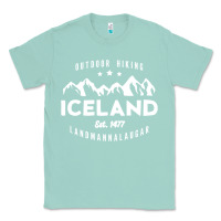 Seafoam iceland hiking landmannalaugar est 1477 Classic Tee - linhVisuals