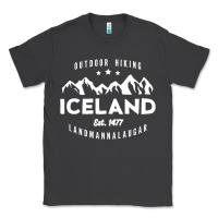 Smoke iceland hiking landmannalaugar est 1477 Classic Tee - linhVisuals