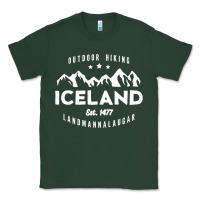Sports Green iceland hiking landmannalaugar est 1477 Classic Tee - linhVisuals