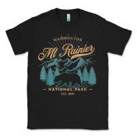 Black mount rainier national park washington usa vacation hiking Classic Tee - linhVisuals