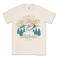 Natural mount rainier national park washington usa vacation hiking Classic Tee - linhVisuals