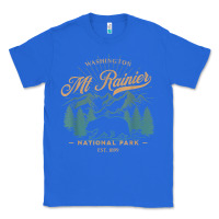 True Royal mount rainier national park washington usa vacation hiking Classic Tee - linhVisuals