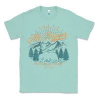 Seafoam mount rainier national park washington usa vacation hiking Classic Tee - linhVisuals