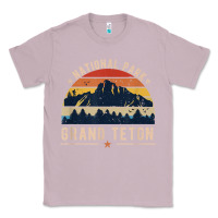 Lilac national park grand teton vintage retro hiking Classic Tee - linhVisuals