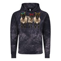 Cloud Black 3 sheeps suffolk ewe with bandana Vintage Hoodie - BarkalooDesign