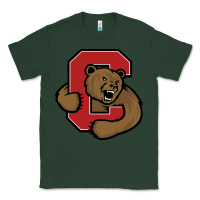 Sports Green Cornell Big Red Classic Tee - linhVisuals
