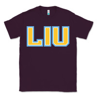 Plum Liu Gold Wordmark Classic Tee - linhVisuals