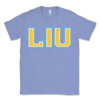 Colony Blue Liu Gold Wordmark Classic Tee - linhVisuals