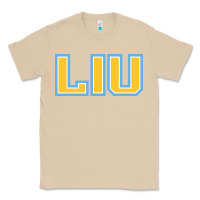 Mushroom Liu Gold Wordmark Classic Tee - linhVisuals