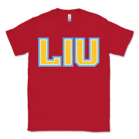 Red Liu Gold Wordmark Classic Tee - linhVisuals