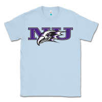 Dusty Blue Niagara Purple Eagles Classic Tee - linhVisuals