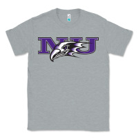 Heather Grey Niagara Purple Eagles Classic Tee - linhVisuals