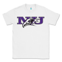 White Niagara Purple Eagles Classic Tee - linhVisuals