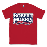 Red Robert Morris Colonials Wordmark Classic Tee - linhVisuals