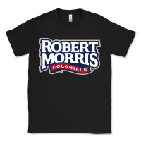 Black Robert Morris Colonials Wordmark Classic Tee - linhVisuals