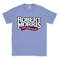 Colony Blue Robert Morris Colonials Wordmark Classic Tee - linhVisuals