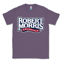 Lavender Robert Morris Colonials Wordmark Classic Tee - linhVisuals