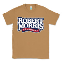 Toasted Coconut Robert Morris Colonials Wordmark Classic Tee - linhVisuals