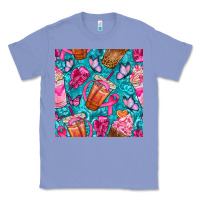 Breast Cancer Coffee Cups With Butterfly Seamless Pattern Bbs Classic Tee | Teevron