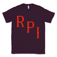 Plum Rpi Engineers Hockey Classic Tee - linhVisuals