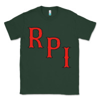 Sports Green Rpi Engineers Hockey Classic Tee - linhVisuals