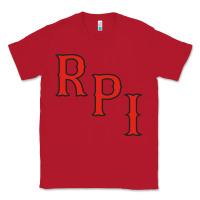 Red Rpi Engineers Hockey Classic Tee - linhVisuals