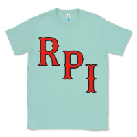 Seafoam Rpi Engineers Hockey Classic Tee - linhVisuals